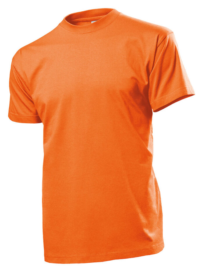 T-shirt Uomo Confort Girocollo in cotone pesante 185g ST2100 Arancio