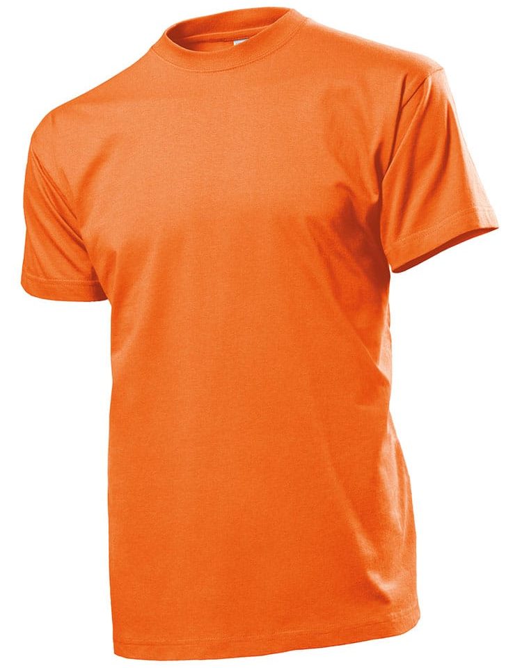 T-shirt Uomo Confort Girocollo in cotone pesante 185g ST2100 Arancio