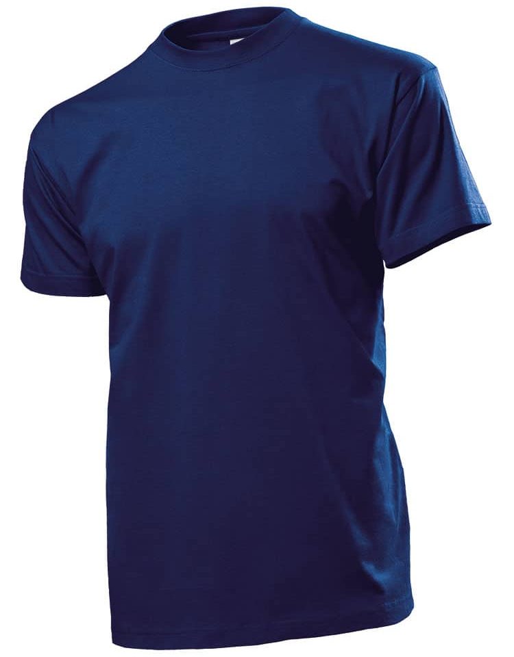 T-shirt Uomo Confort Girocollo in cotone pesante 185g ST2100 Blu Navy