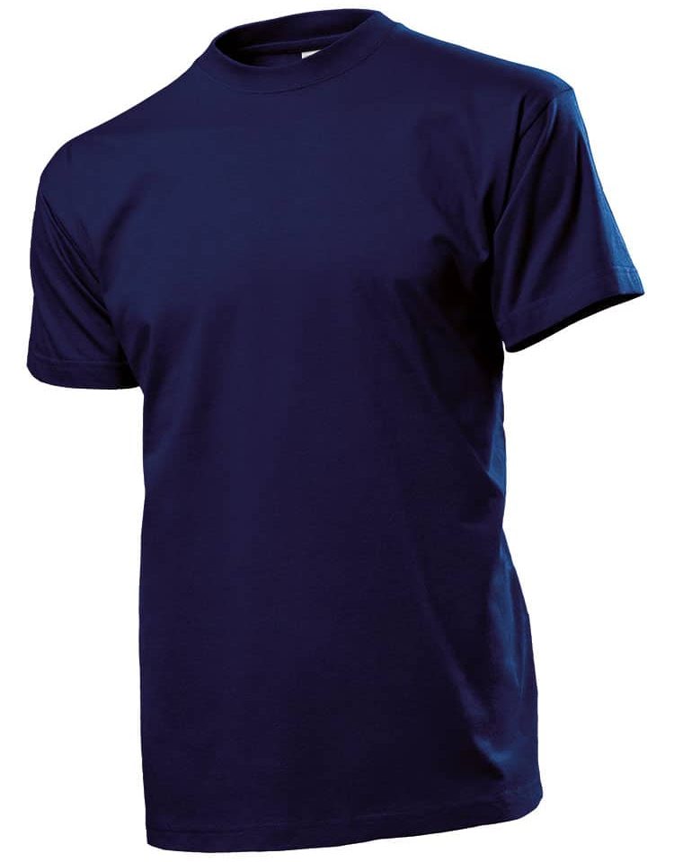 T-shirt Uomo Confort Girocollo in cotone pesante 185g ST2100 Blu Notte