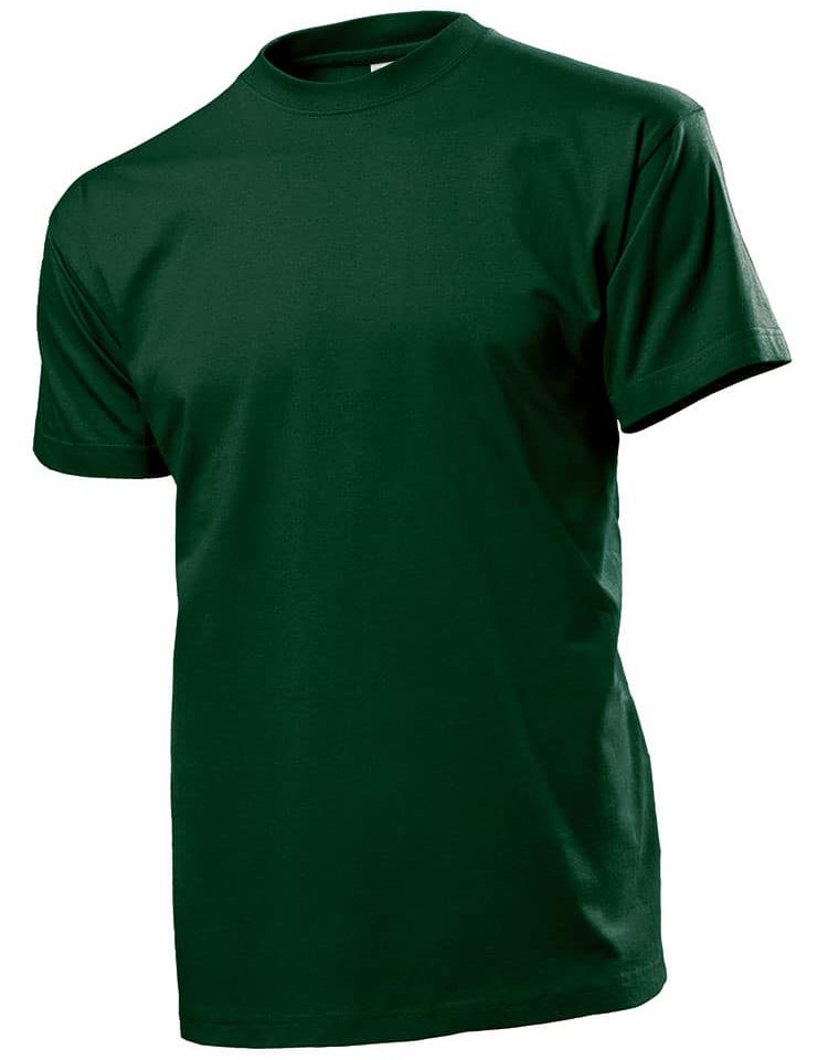 T-shirt Uomo Girocollo in cotone pesante Stedman ST2100 28 T-shirt Uomo Confort Girocollo in cotone pesante 185g ST2100 Verde Bottiglia