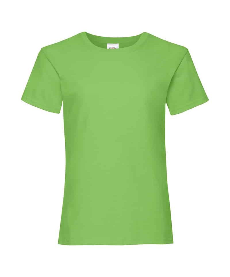 T-shirt bambina Valueweight Fruit of the Loom FR610050 40 T-shirt bambina Valueweight Fruit of the Loom FR610050 verde lime