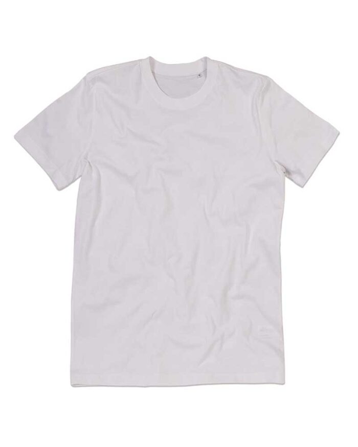 T-shirt uomo cotone biologico girocollo STEDMAN ST9200 bianco