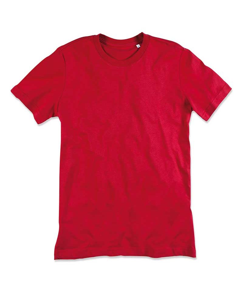 T-shirt uomo cotone biologico girocollo STEDMAN ST9200 20 T-shirt uomo cotone biologico girocollo STEDMAN ST9200 rosso