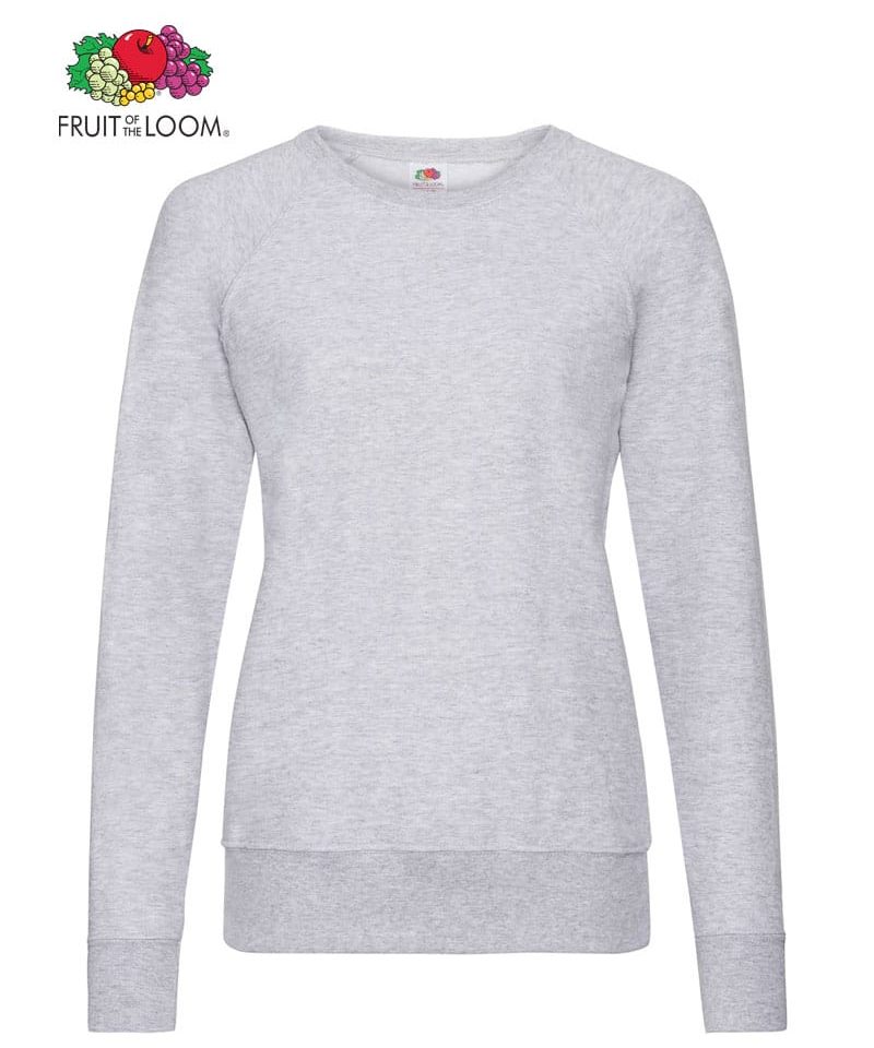 Felpa-Donna-Girocollo-Raglan-Leggera-Fruit-of-the-Loom-FR621460