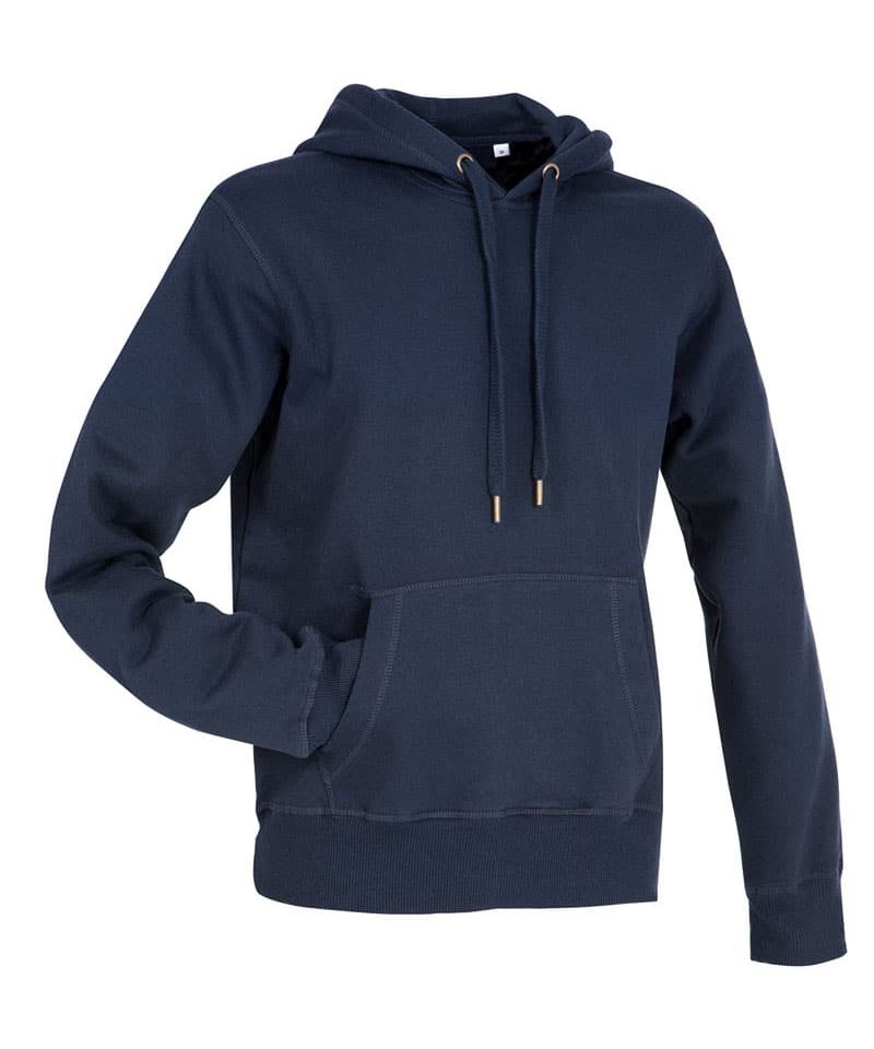 Felpa Cappuccio e Tasca a Marsupio Stedman ST5600 Blu Notte