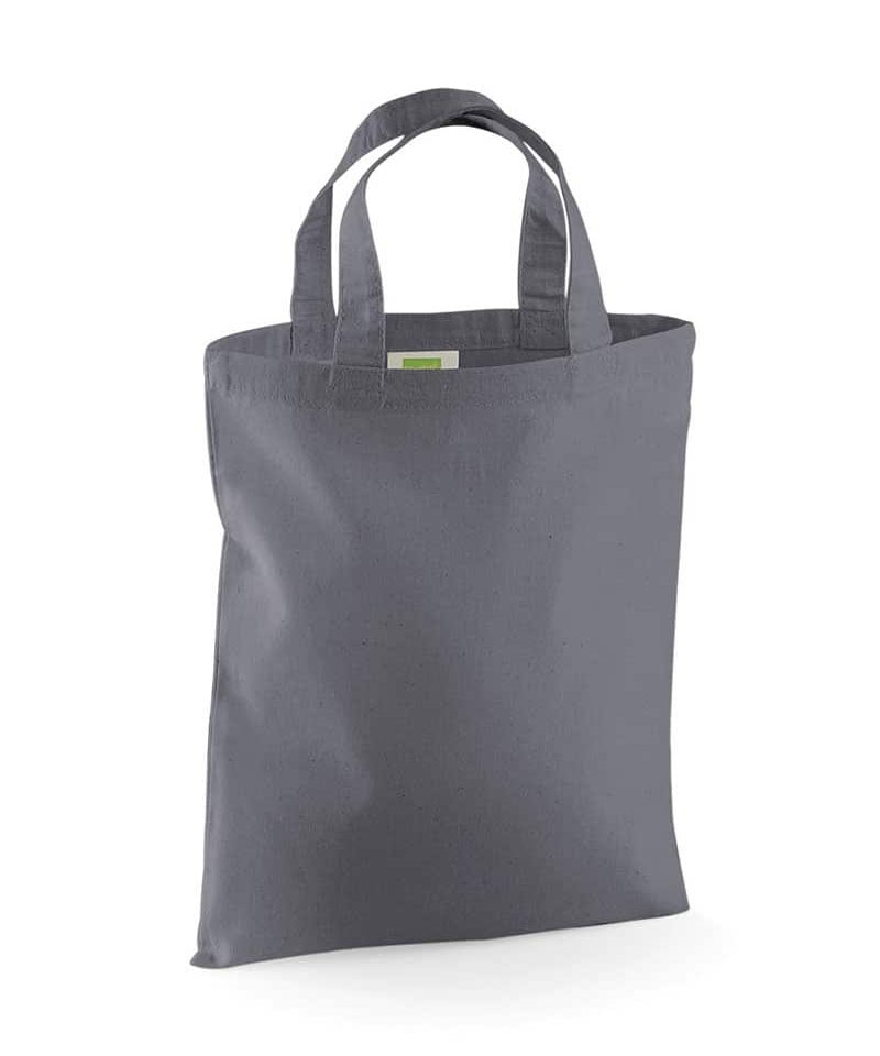 Mini-Shopper-in-cotone-Westford-Mill-W104-grigio