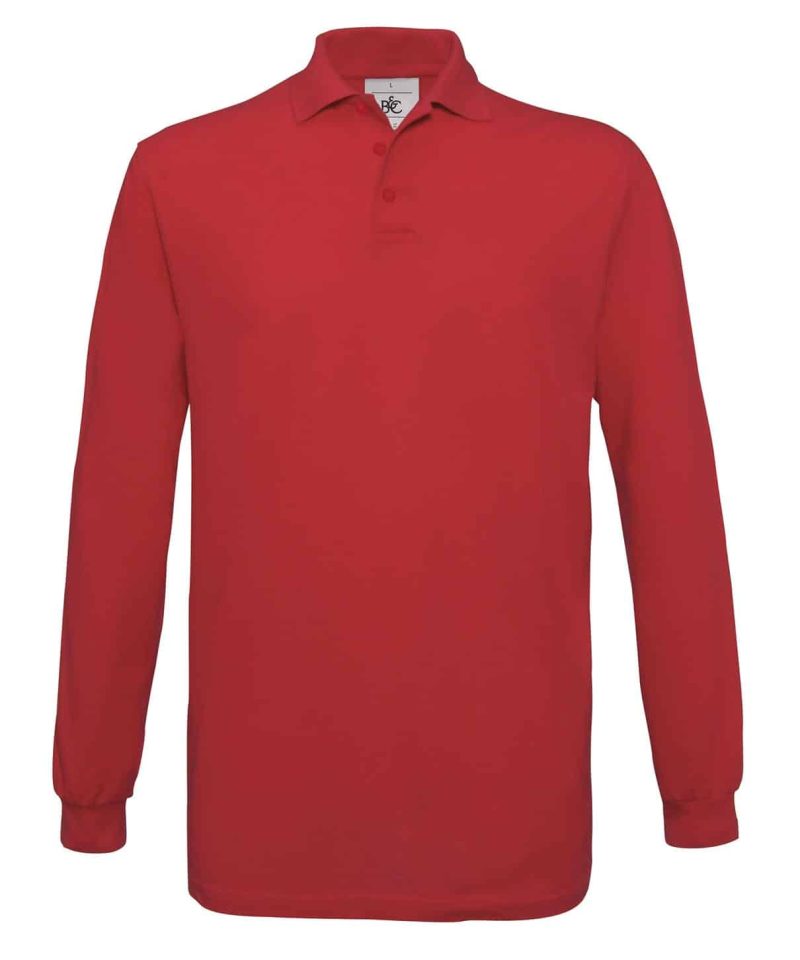 Polo Uomo Manica Lunga BC Collection BCPU414 19 Polo Uomo Manica Lunga BC Collection BCPU414 rosso