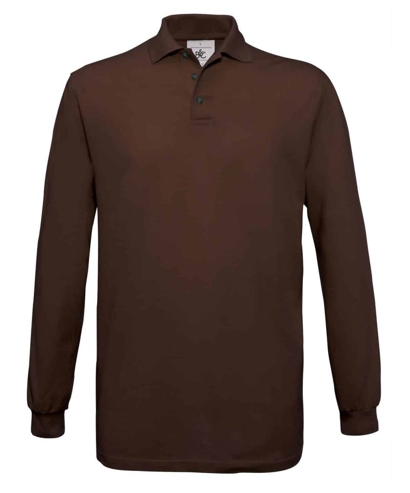Polo Uomo Manica Lunga BC Collection BCPU414 20 Polo Uomo Manica Lunga BC Collection BCPU414 marrone