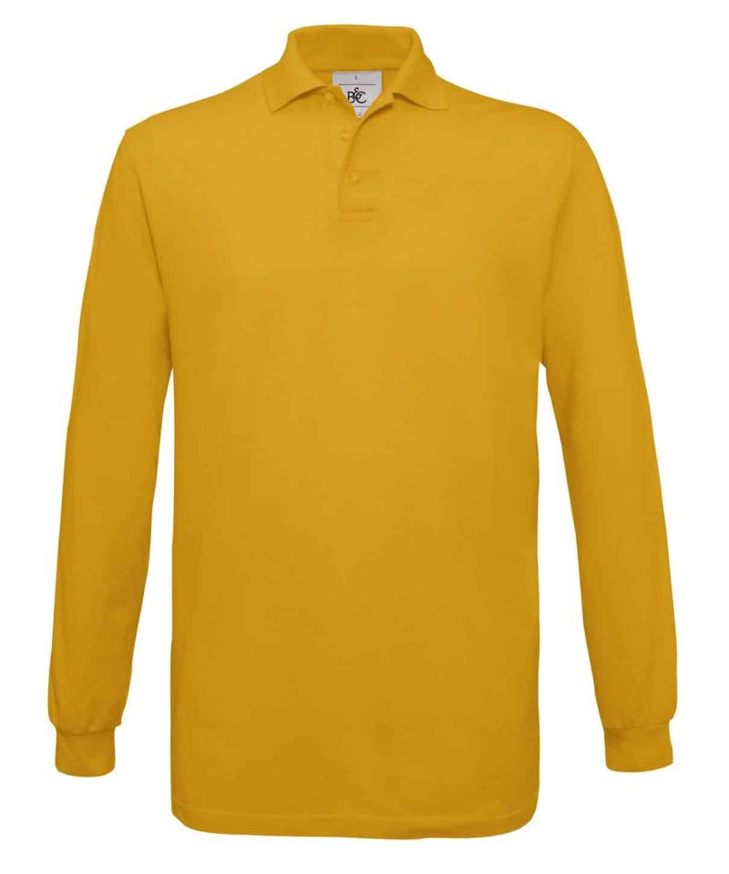 Polo Uomo Manica Lunga BC Collection BCPU414 17 Polo Uomo Manica Lunga BC Collection BCPU414 giallo girasole