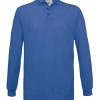 Polo Uomo Manica Lunga BC Collection BCPU414 blu royal
