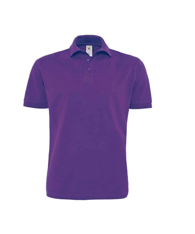 Polo Uomo Manica Corta BC Collection BCPU422 27 Polo Uomo Manica Corta in Piquè fine B&C BCPU422 viola porpora