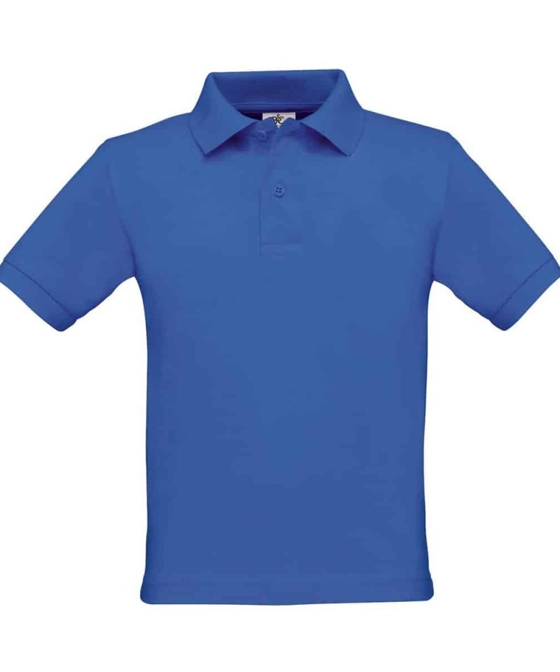 Polo Bambino Unisex Manica Corta Piquet BCPK486 Blu Royal1 1
