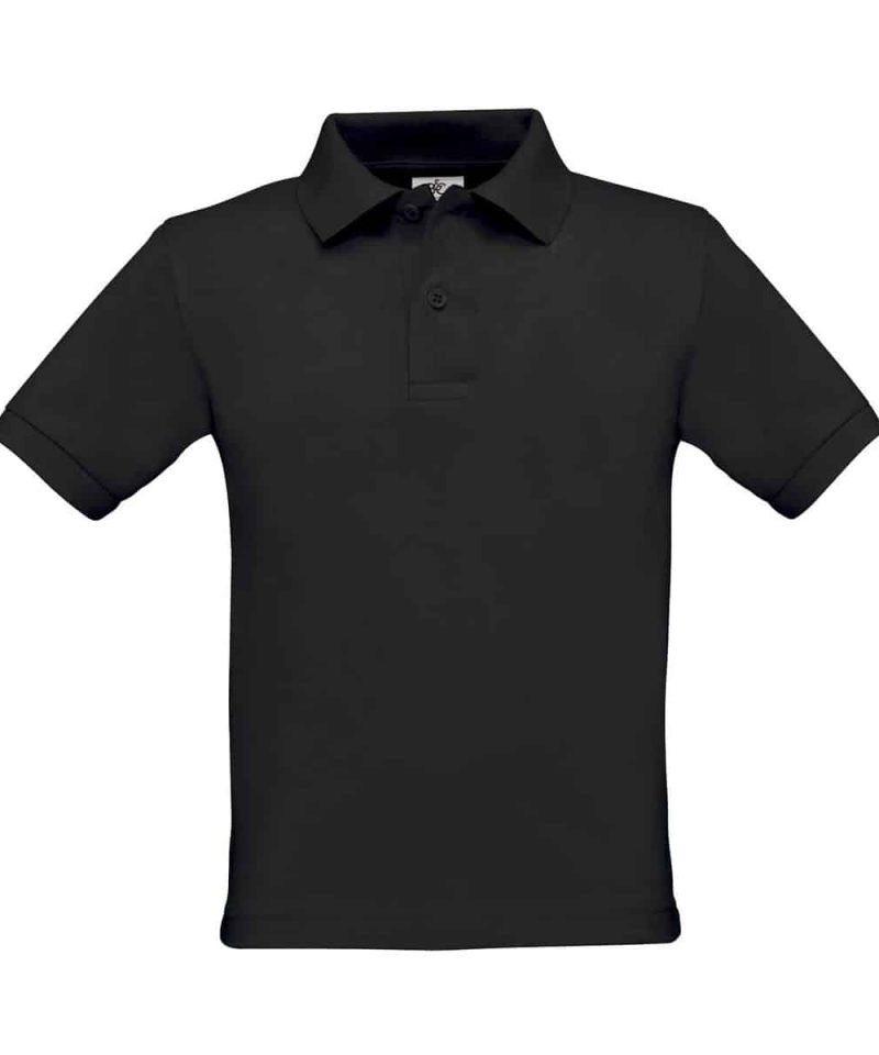 Polo Bambino Manica Corta Safran BCPK486 nero