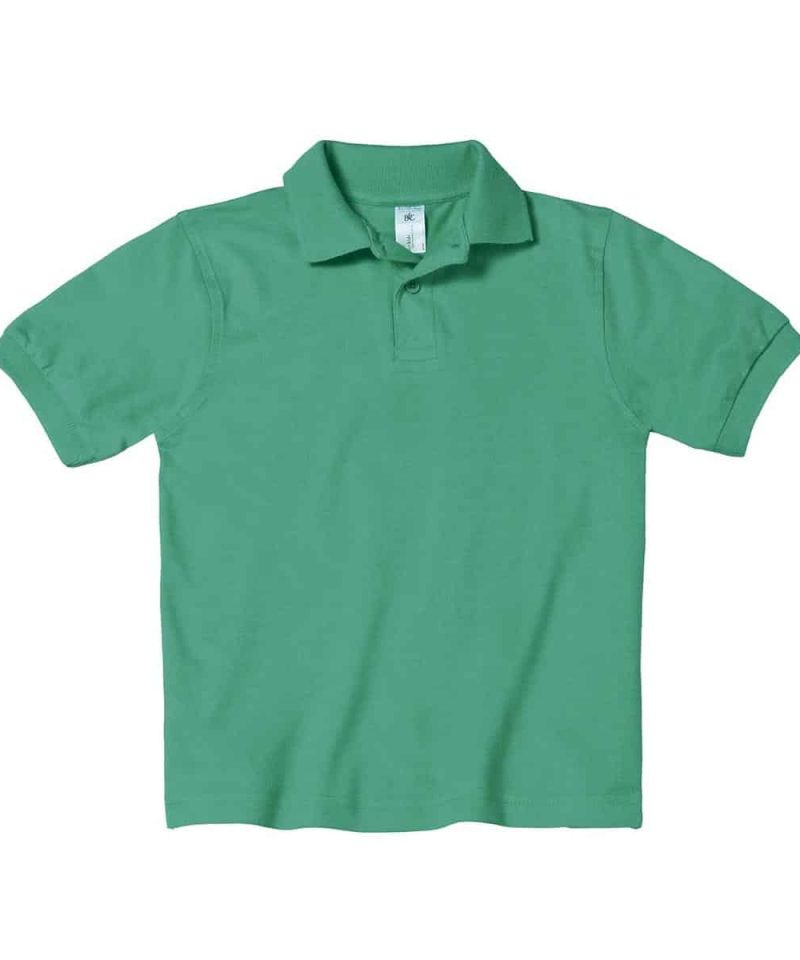 Polo Bambino Manica Corta Safran BCPK486 verde pacifico