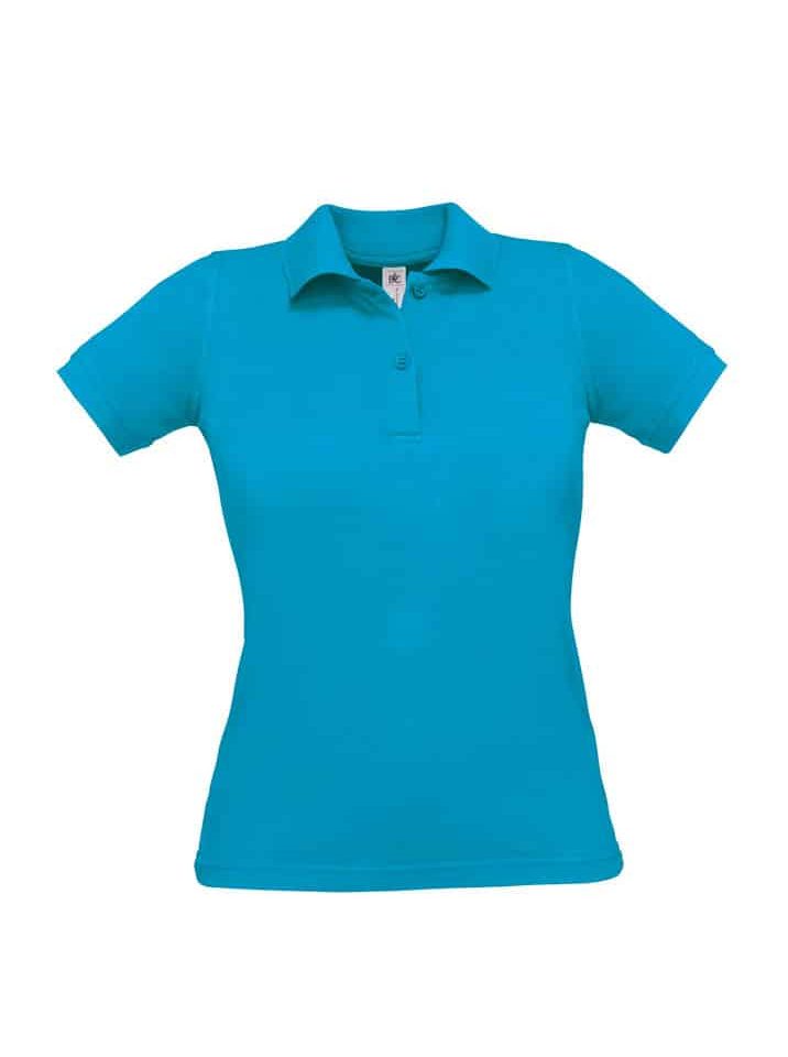 Polo Donna Manica Corta Safran Pure BC Collection BCPW455 35 Polo Donna Manica Corta Safran Pure BC Collection BCPW455 turchese