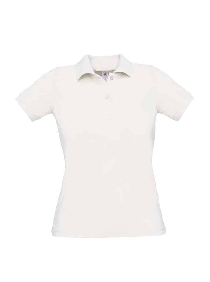 Polo Donna Manica Corta Safran Pure BC Collection BCPW455 23 Polo Donna Manica Corta Safran Pure BC Collection BCPW455 bianco