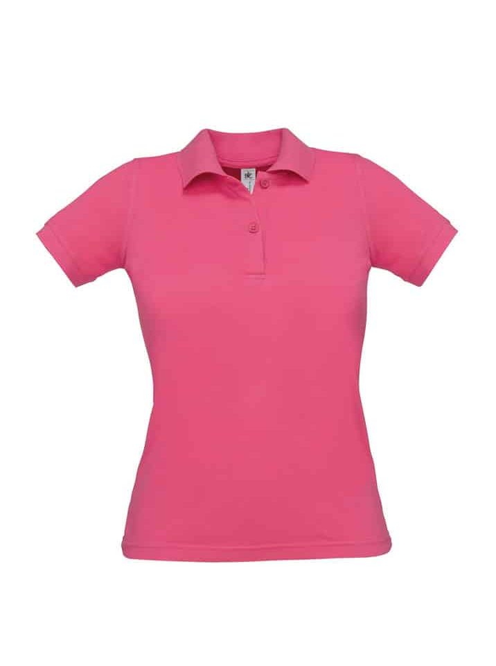 Polo Donna Manica Corta Safran Pure BC Collection BCPW455 27 Polo Donna Manica Corta Safran Pure BC Collection BCPW455 Fucsia