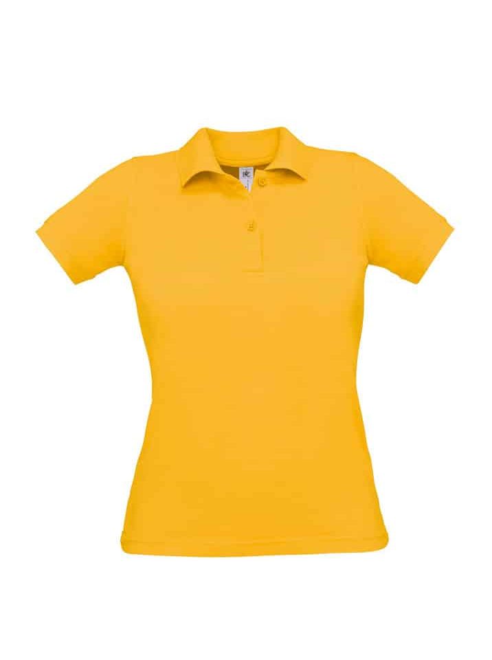 Polo Donna Manica Corta Safran Pure BC Collection BCPW455 24 Polo Donna Manica Corta Safran Pure BC Collection BCPW455 Giallo Oro