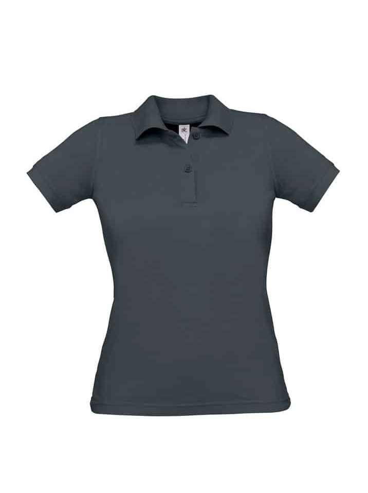 Polo Donna Manica Corta Safran Pure BC Collection BCPW455 39 Polo Donna Manica Corta Safran Pure BC Collection BCPW455 Grigio-Scuro