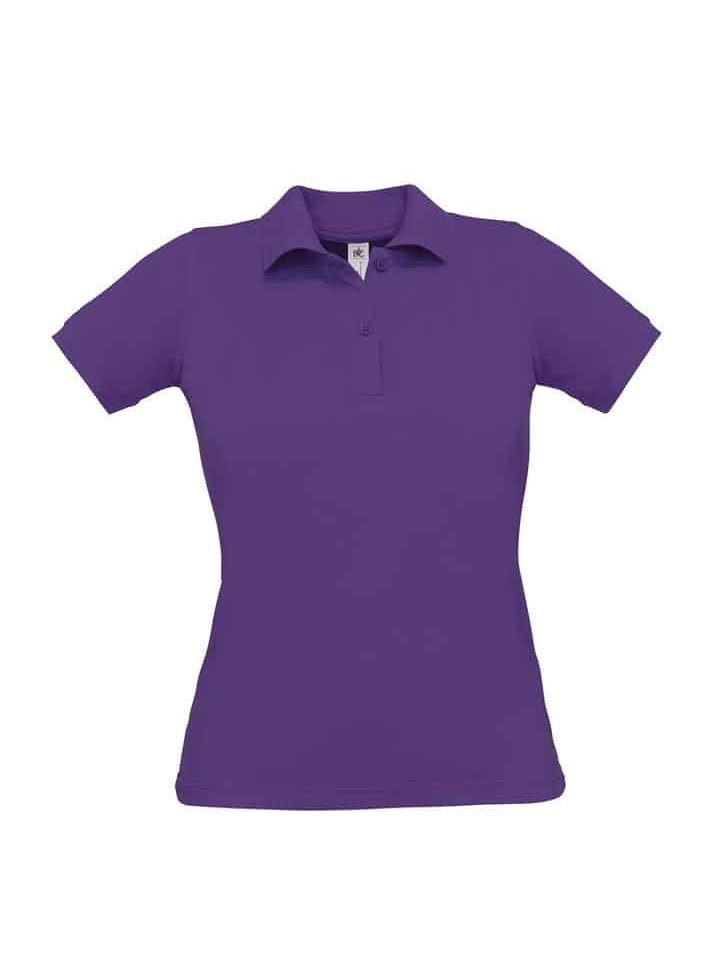 Polo Donna Manica Corta Safran Pure BC Collection BCPW455 28 Polo Donna Manica Corta Safran Pure BCPW455 Porpora