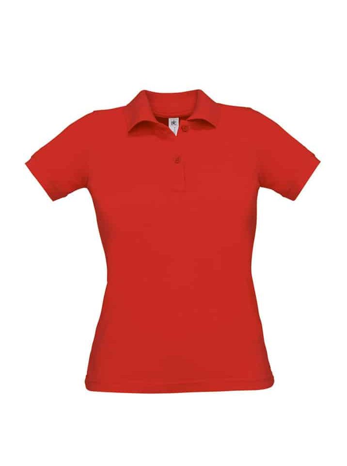 Polo Donna Manica Corta Safran Pure BC Collection BCPW455 26 Polo Donna Manica Corta Safran Pure BC Collection BCPW455 Rosso
