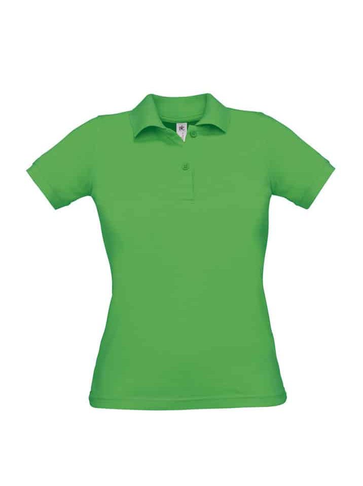 Polo Donna Manica Corta Safran Pure BC Collection BCPW455 31 Polo Donna Manica Corta Safran Pure BC Collection BCPW455 Verde intenso