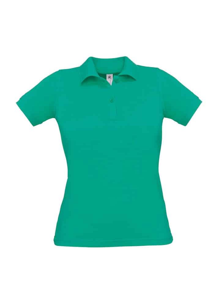 Polo Donna Manica Corta Safran Pure BC Collection BCPW455 32 Polo Donna Manica Corta Safran Pure BC Collection BCPW455 Verde Pacific