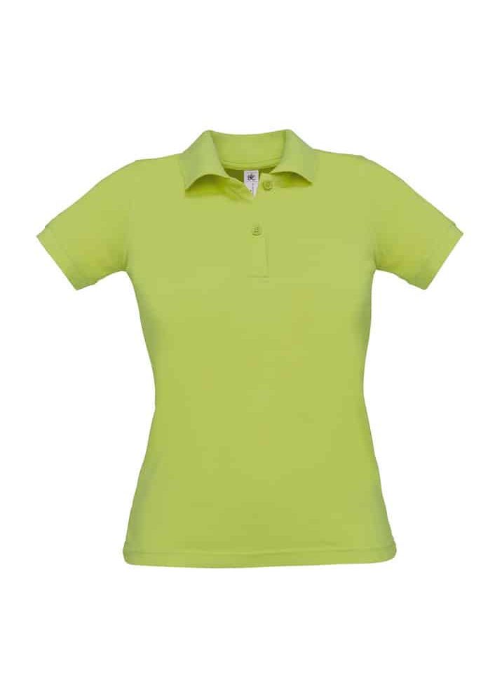 Polo Donna Manica Corta Safran Pure BC Collection BCPW455 30 Polo Donna Manica Corta Safran Pure BC Collection BCPW455 Verde Pistacchio
