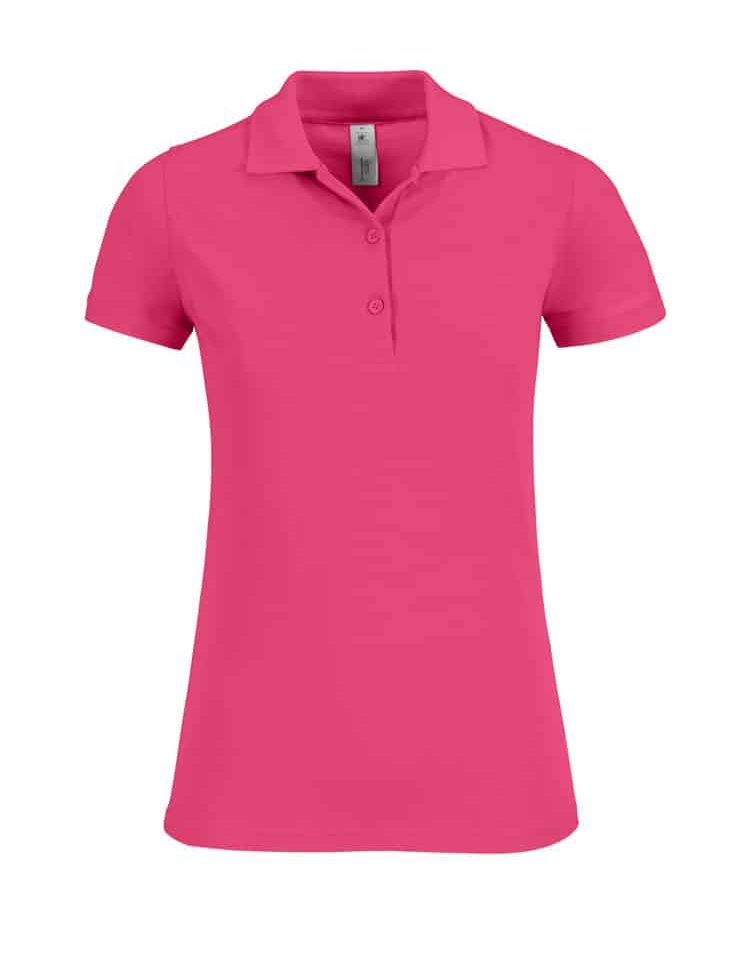 Polo Donna Longer Safran B&C Collection BCPW457 42 Polo Donna Longer Safran B&C Collection BCPW457 rosa fucsia