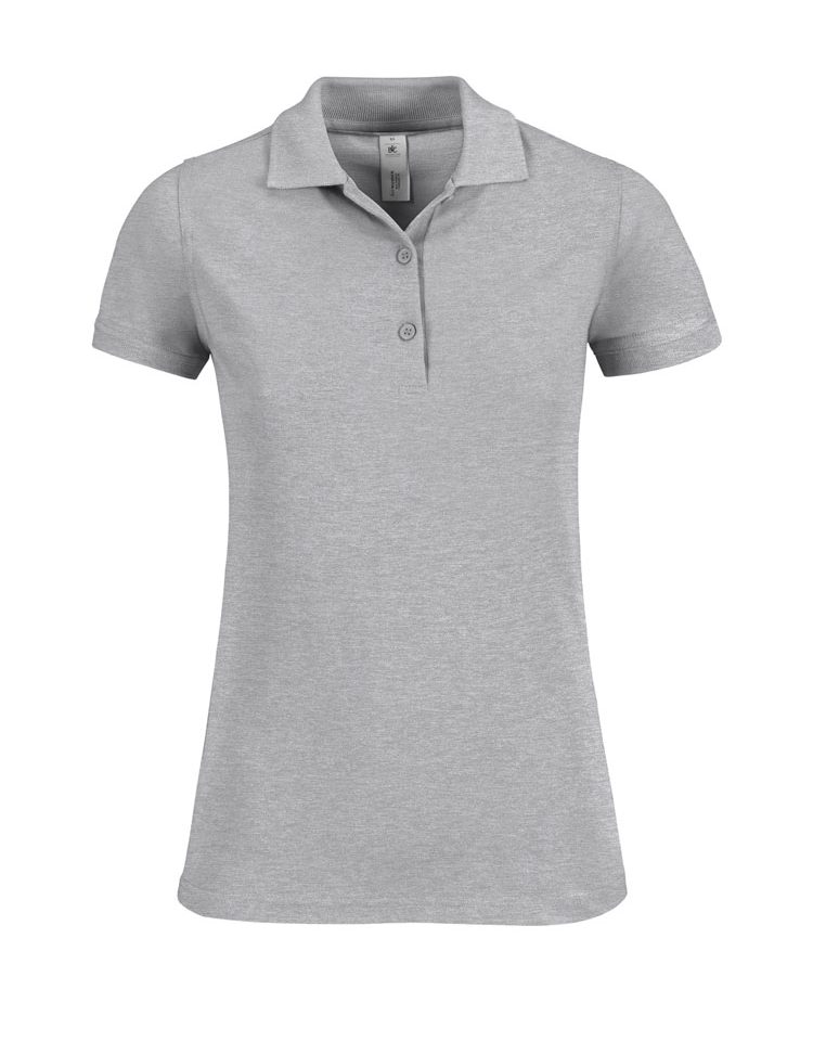 Polo Donna Longer Safran B&C Collection BCPW457 35 Polo Donna Longer Safran B&C Collection BCPW457 Grigio Medio