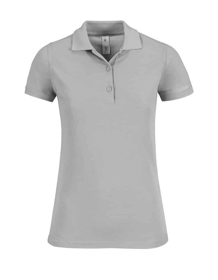 Polo Donna Longer Safran B&C Collection BCPW457 34 Polo Donna Longer Safran B&C Collection BCPW457 Grigio chiaro