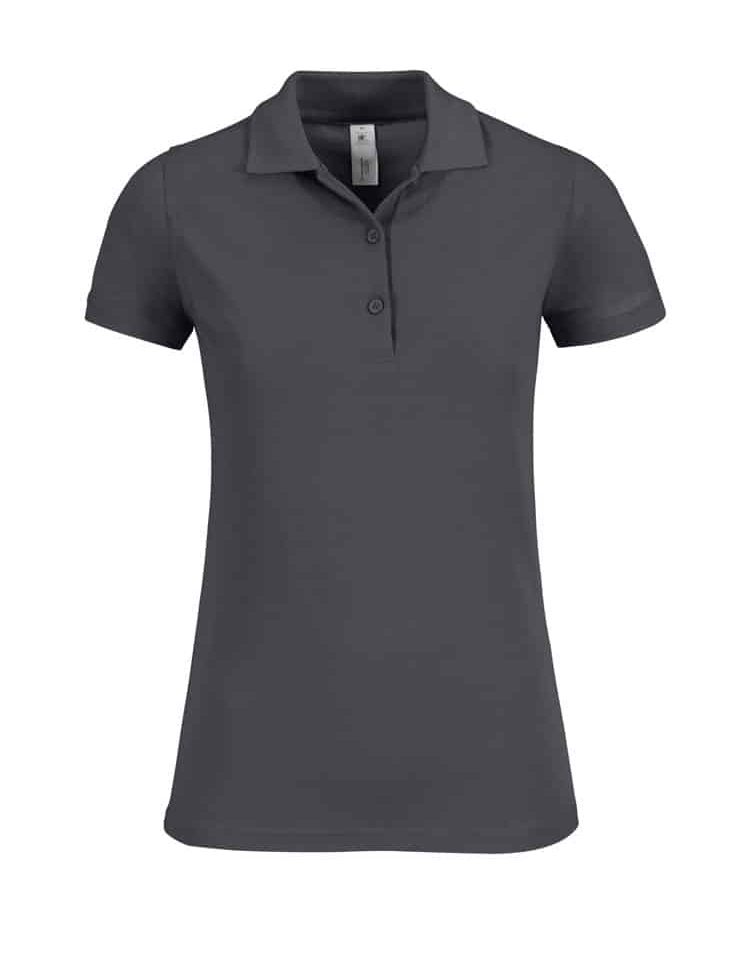 Polo Donna Longer Safran B&C Collection BCPW457 33 Polo Donna Longer Safran B&C Collection BCPW457 Grigio-Scuro