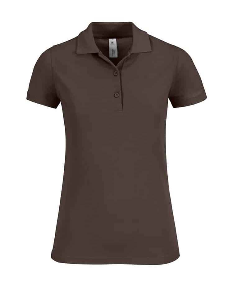 Polo Donna Longer Safran B&C Collection BCPW457 32 Polo Donna Longer Safran B&C Collection BCPW457 Marrone
