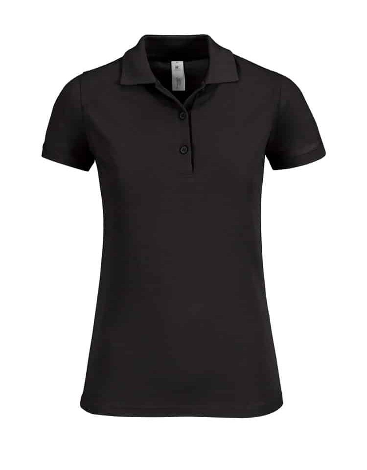 Polo Donna Longer Safran B&C Collection BCPW457 31 Polo Donna Longer Safran B&C Collection BCPW457 nero