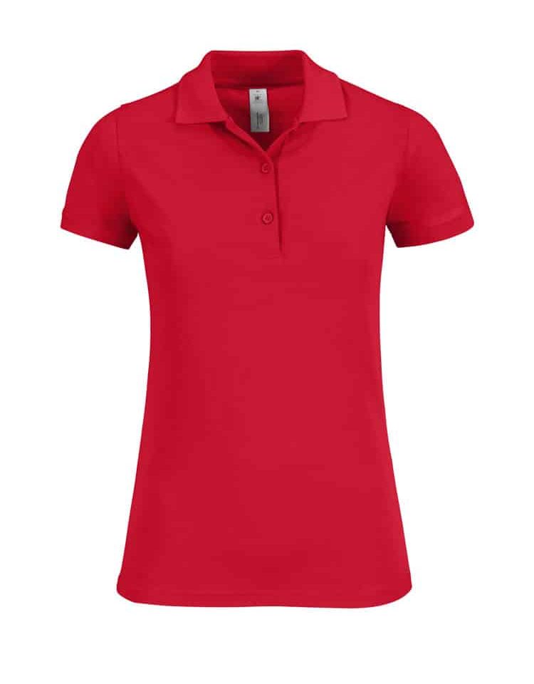 Polo Donna Longer Safran B&C Collection BCPW457 30 Polo Donna Longer Safran B&C Collection BCPW457 Rosso