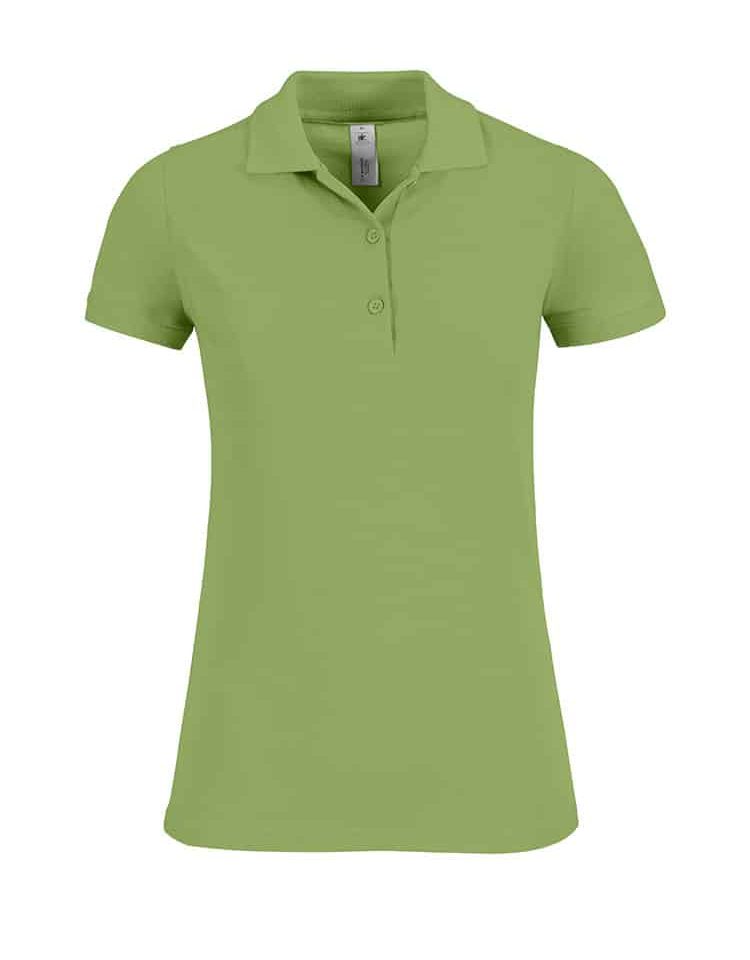 Polo Donna Longer Safran B&C Collection BCPW457 27 Polo Donna Longer Safran B&C Collection BCPW457 Verde Pistacchio