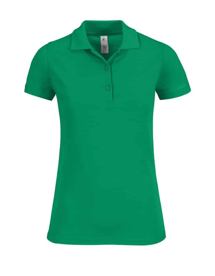 Polo Donna Longer Safran B&C Collection BCPW457 26 Polo Donna Longer Safran B&C Collection BCPW457 Verde Prato