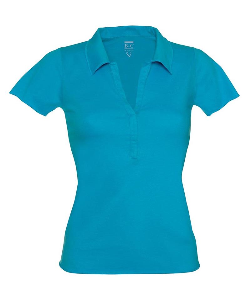 Polo Donna Moda Manica Corta in Jersey BCPWL08