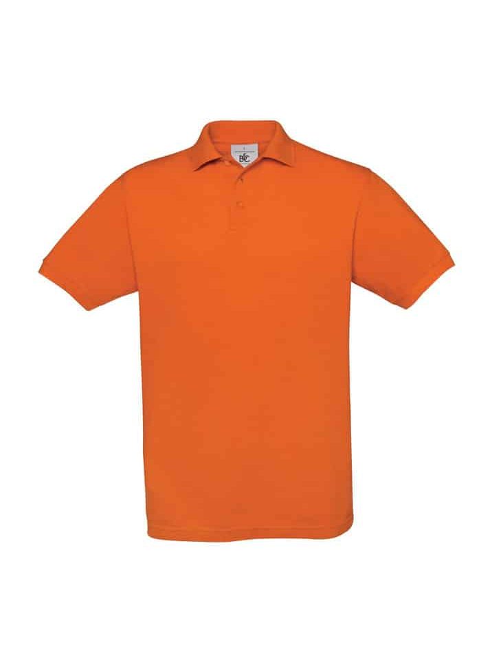 Polo Uomo Manica Corta Safran BC Collection BCPU409 47 Polo Uomo Manica Corta Piquet Safran BCPU409 Arancio