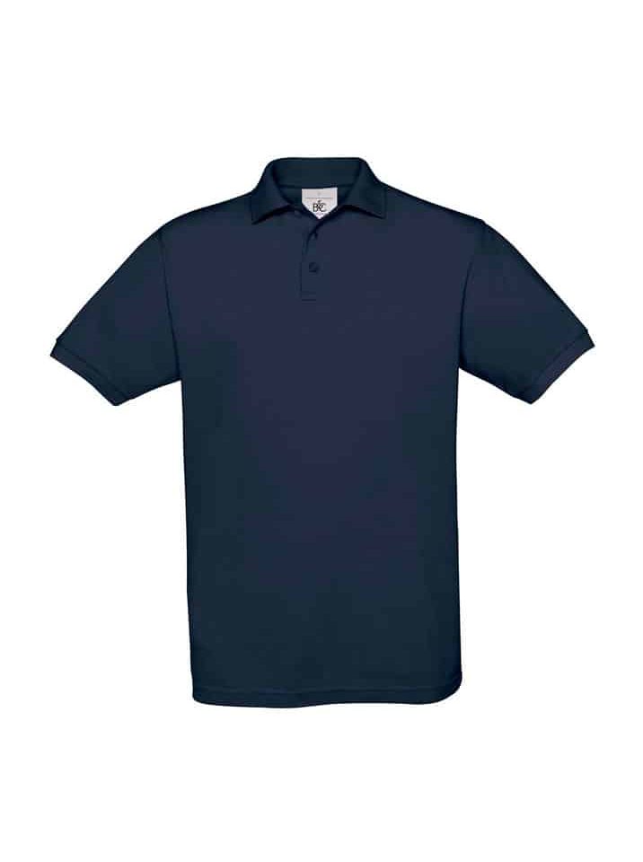 Polo Uomo Manica Corta Safran BC Collection BCPU409 43 Polo Uomo Manica Corta Piquet Safran BCPU409 Blu Navy