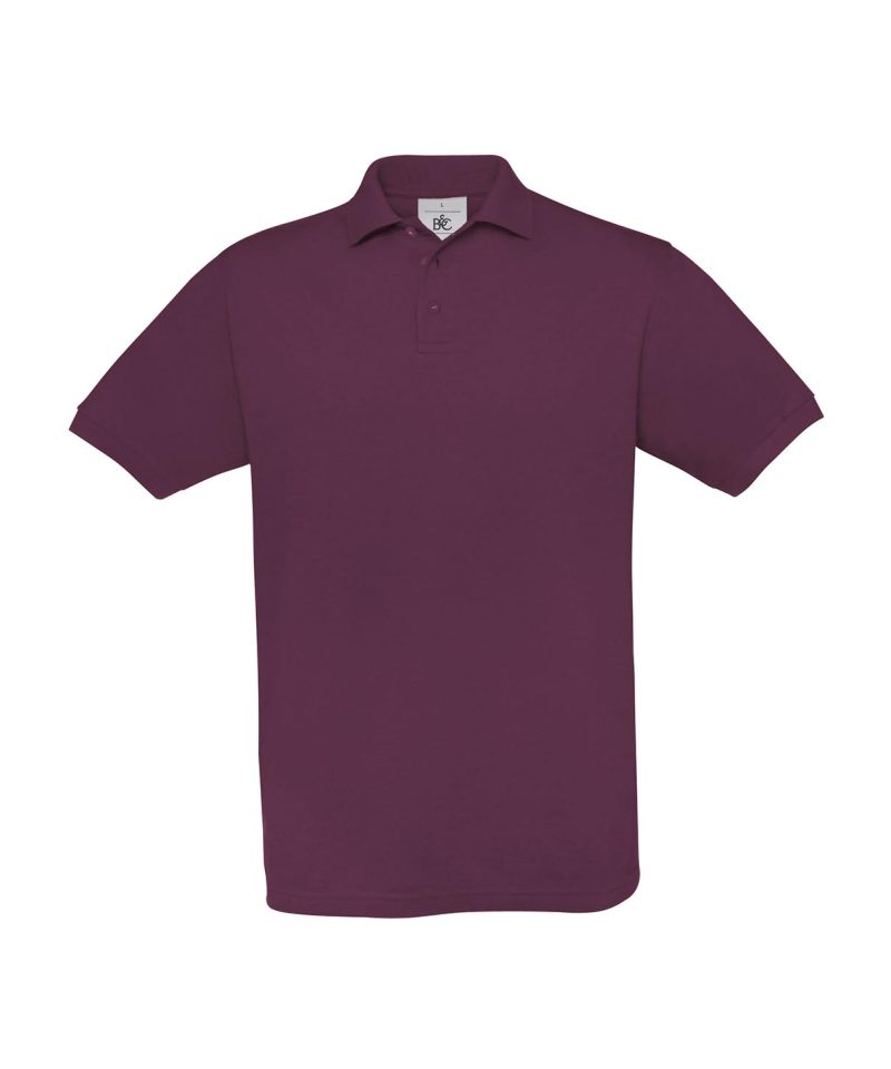 Polo Uomo Manica Corta Safran BC Collection BCPU409 41 Polo Uomo Manica Corta Piquet Safran BCPU409 Bordeaux