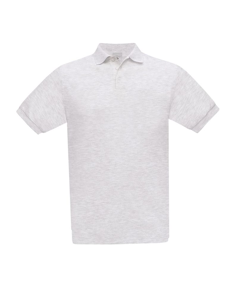 Polo Uomo Manica Corta Safran BC Collection BCPU409 38 Polo Uomo Manica Corta Piquet Safran BCPU409 Grigio Cenere