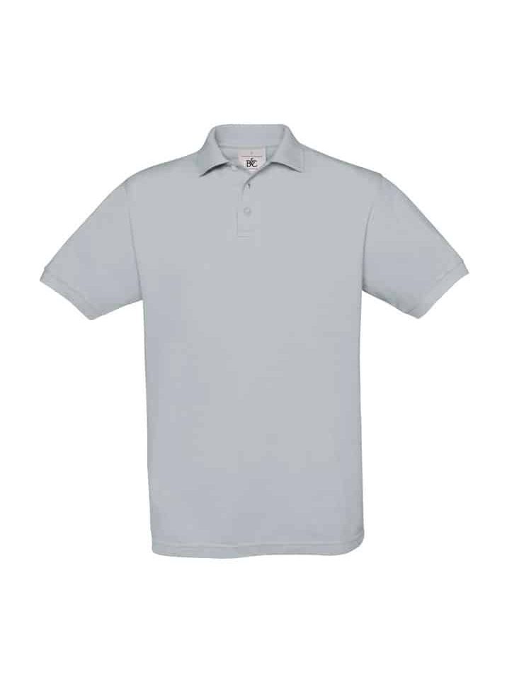 Polo Uomo Manica Corta Safran BC Collection BCPU409 36 Polo Uomo Manica Corta Piquet Safran BCPU409 Grigio Pacific