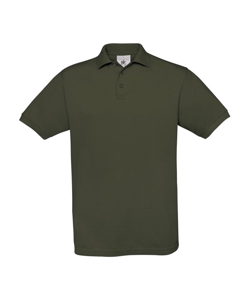 Polo Uomo Manica Corta Safran BC Collection BCPU409 66 Polo Uomo Manica Corta Piquet Safran BCPU409 Khaki