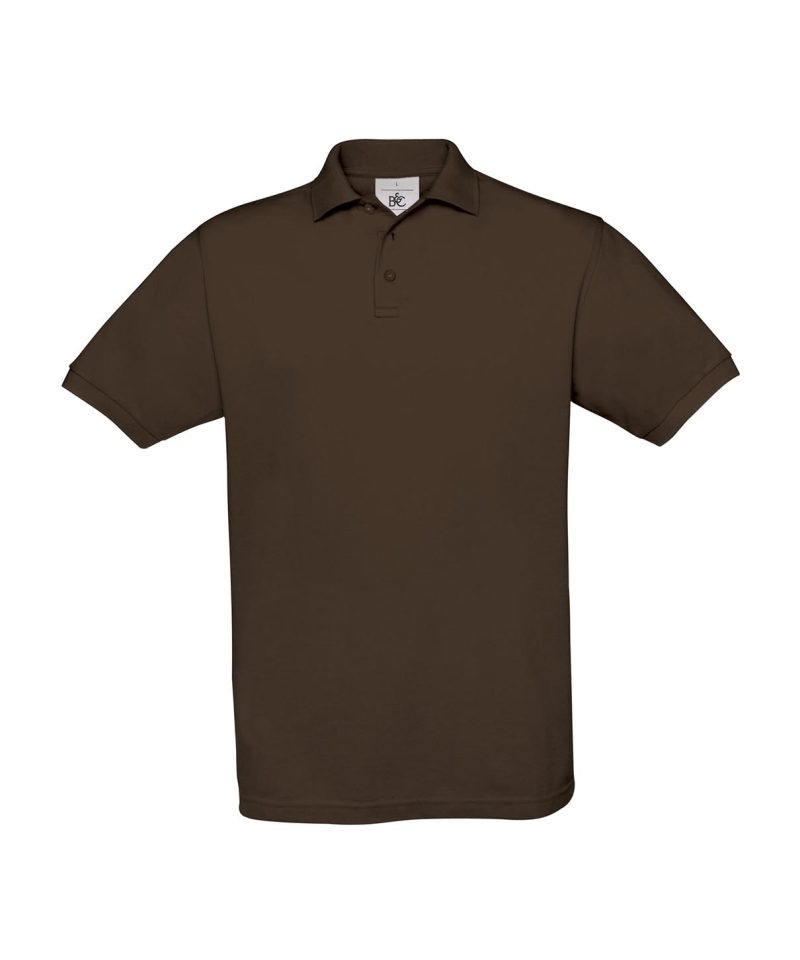 Polo Uomo Manica Corta Safran BC Collection BCPU409 65 Polo Uomo Manica Corta Piquet Safran BCPU409 Marrone