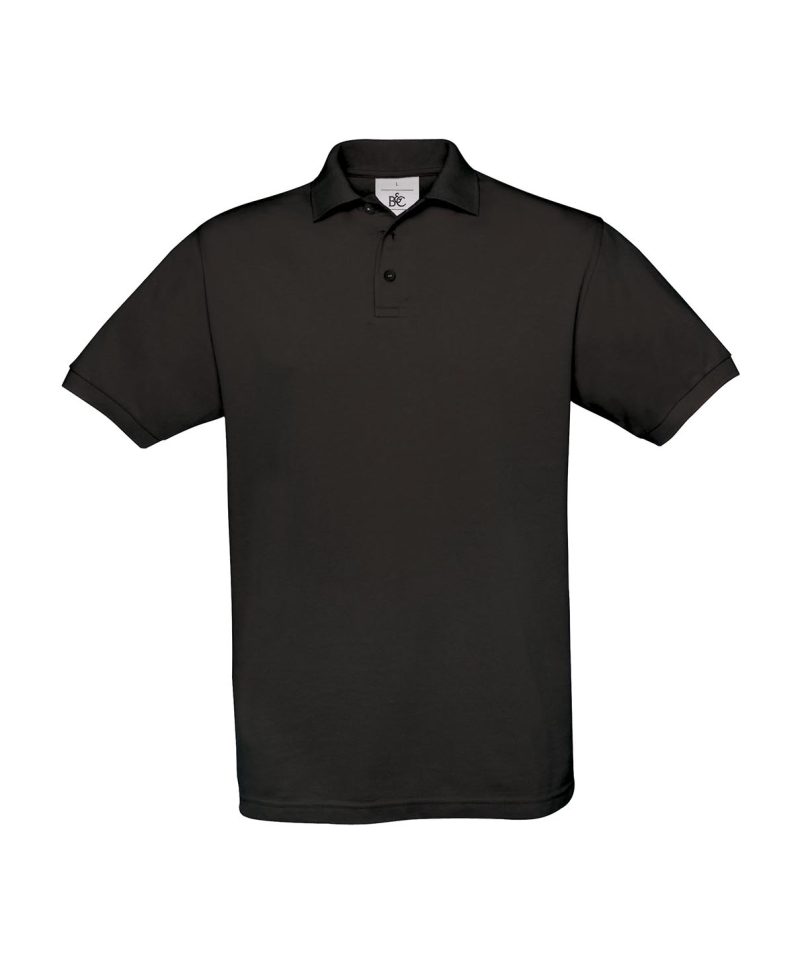 Polo Uomo Manica Corta Safran BC Collection BCPU409 64 Polo Uomo Manica Corta Piquet Safran BCPU409 Nero