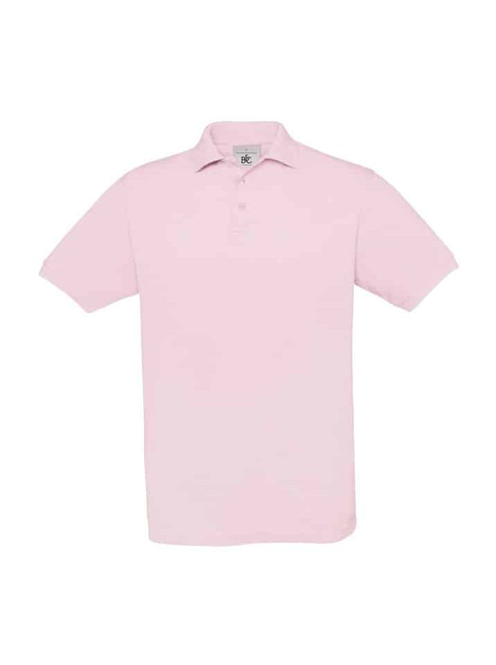 Polo Uomo Manica Corta Safran BC Collection BCPU409 63 Polo Uomo Manica Corta Piquet Safran BCPU409 Rosa Pastello