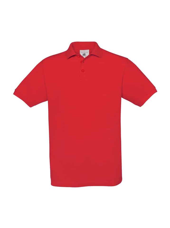Polo Uomo Manica Corta Safran BC Collection BCPU409 62 Polo Uomo Manica Corta Piquet Safran BCPU409 Rosso
