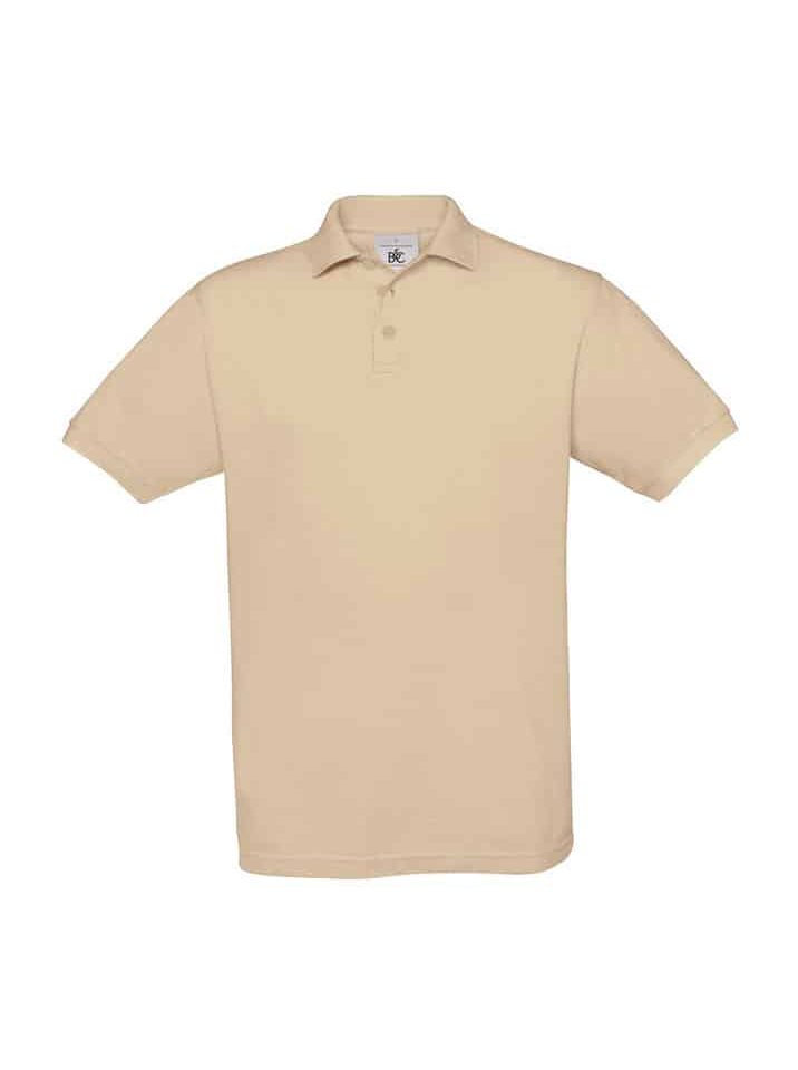 Polo Uomo Manica Corta Safran BC Collection BCPU409 61 Polo Uomo Manica Corta Piquet Safran BCPU409 Sabbia